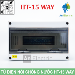 Tủ điện phân phối chống nước HT-15 WAY chuẩn IP65