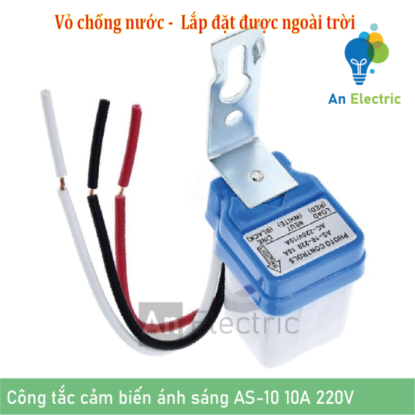 Công tắc cảm ứng ánh sáng tự động bật tắt đèn AC220V/10A AS-10