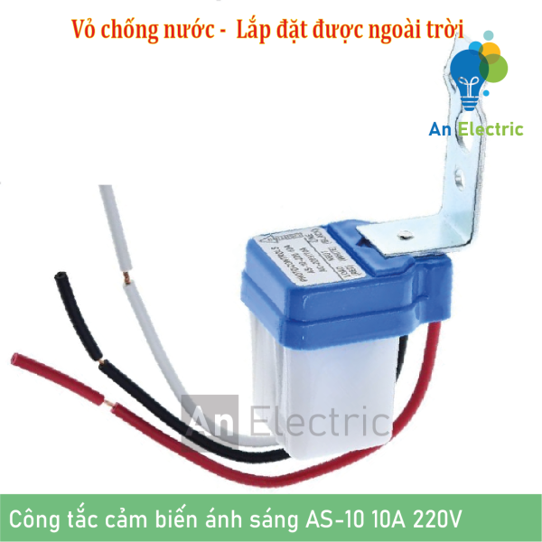 Công tắc cảm ứng ánh sáng tự động bật tắt đèn AC220V/10A AS-10