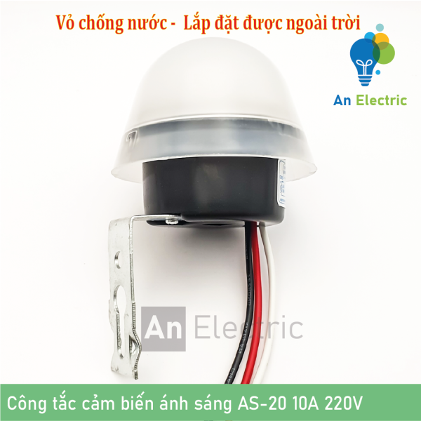 Công tắc cảm ứng ánh sáng tự động bật tắt đèn AC220V/10A AS-20
