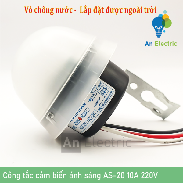 Công tắc cảm ứng ánh sáng tự động bật tắt đèn AC220V/10A AS-20