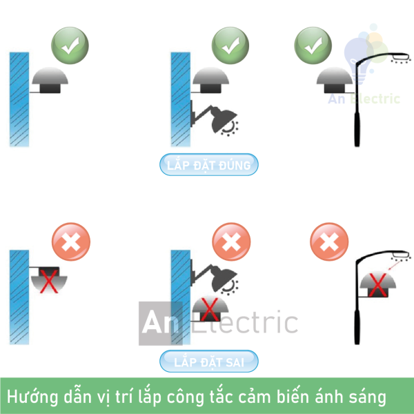 Công tắc cảm ứng ánh sáng tự động bật tắt đèn AC220V/10A AS-20