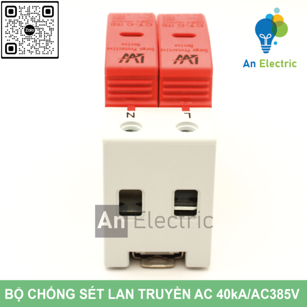 Bộ chống sét lan truyền AC 1 pha 385V 40kA 2P CT-C (LW)