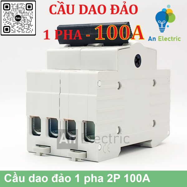 Cầu dao đảo 1 pha 2P 100A LWSF-125